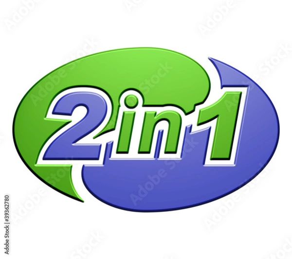 Obraz 2 in 1 Symbol