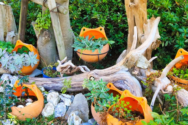 Obraz カエルのプランター