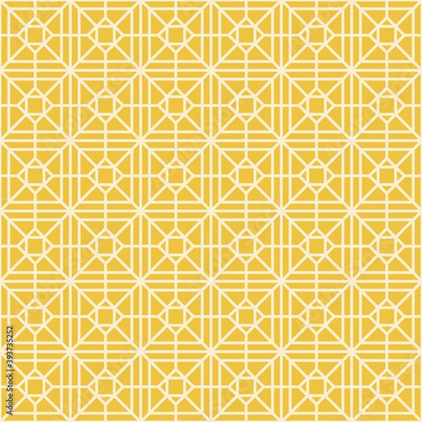 Fototapeta Geometric Art deco seamless pattern background.