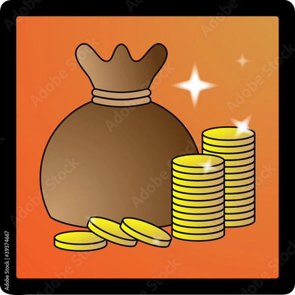 Obraz Icone Trésorerie