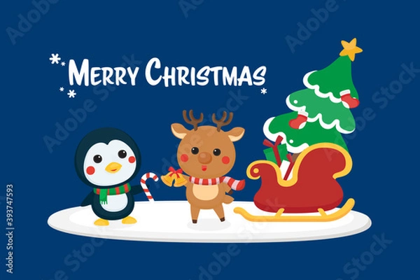 Fototapeta Festive Greeting card. Christmas and New year template for invitation card. Christmas and New year Background.