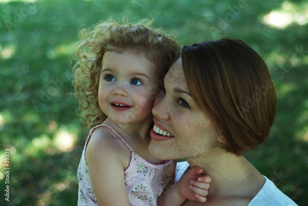 Obraz mother and child in park