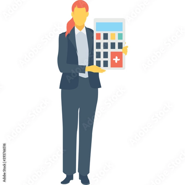 Fototapeta 
Businessman Color Vector Icon
