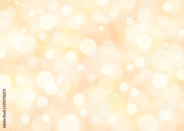 Obraz 【キラほわ背景画像素材】玉ボケ風背景　ぬくもり感・あたたかみ　横位置