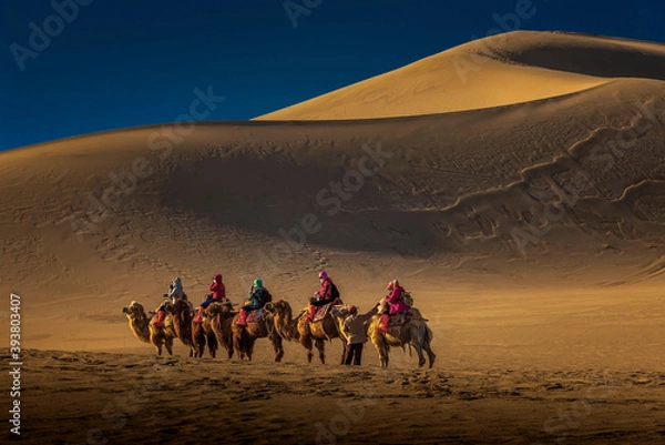 Obraz 中国甘肃敦煌月牙泉鸣沙山