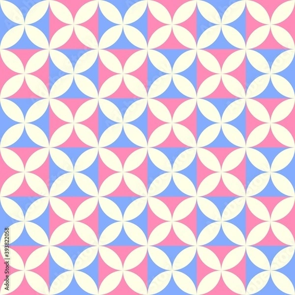 Fototapeta Seamless geometric abstract patterns. Vector illustration. Element, design.