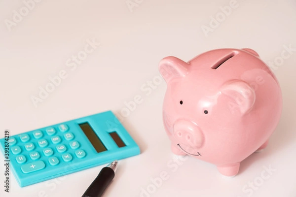 Fototapeta 豚の貯金箱