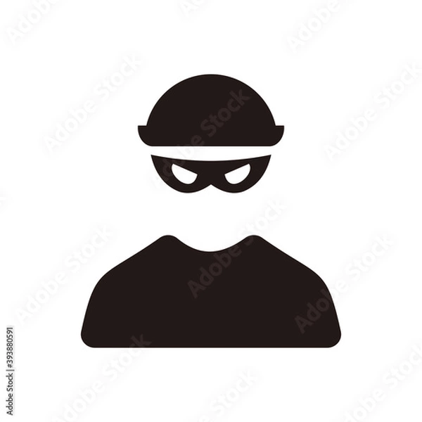 Obraz Thief icon vector illustration symbol