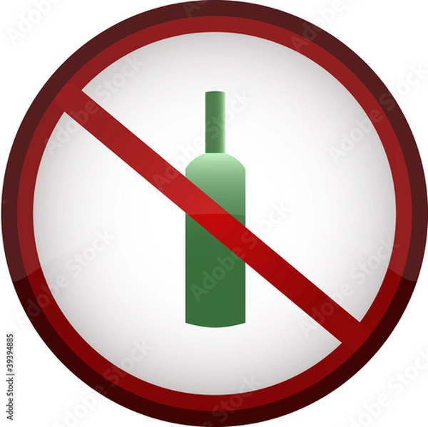 Obraz NO ALCOHOL