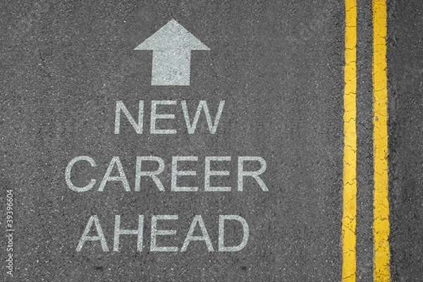 Fototapeta Nowa kariera przed