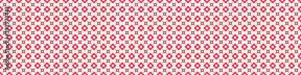Fototapeta Abstract Cross Pattern Dots Logo generative computational art illustration