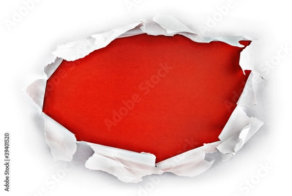 Fototapeta Red hole.