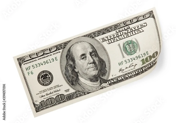 Fototapeta 100 Dollars Bill