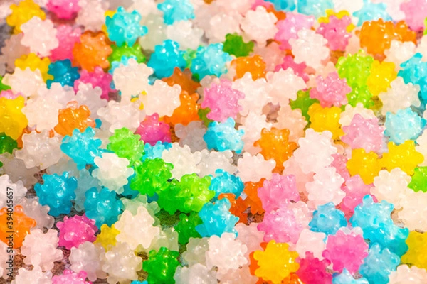 Obraz たくさんのカラフルな金平糖