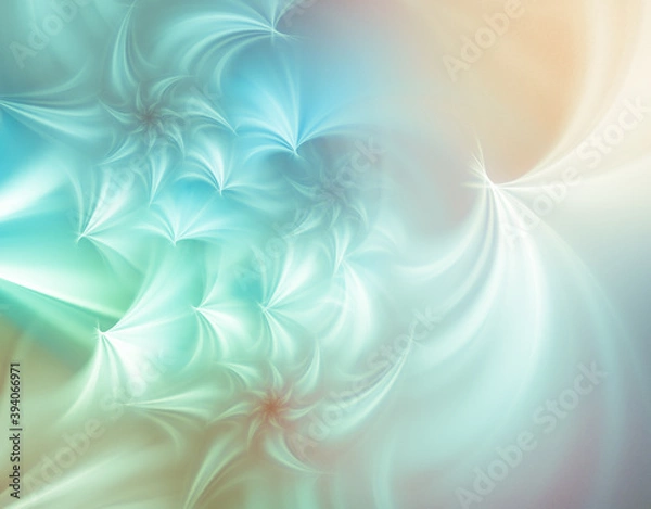 Fototapeta Romantic summer texture. Radiant palette with haze, fog effect
 