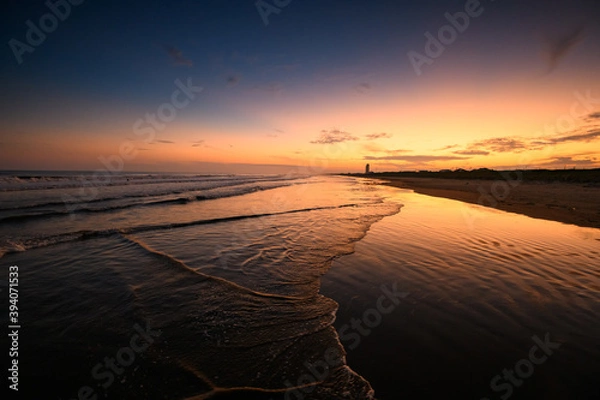 Obraz 夕暮れの九十九里浜