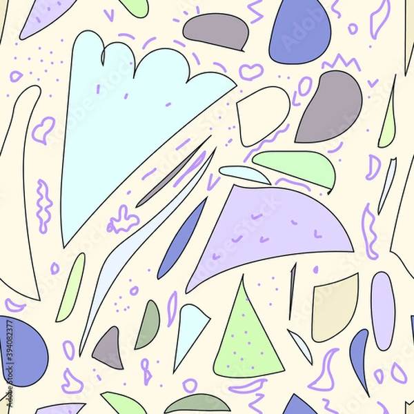 Fototapeta Multicolored abstract vector background for any creative designs.