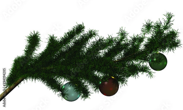 Obraz christmas tree branch