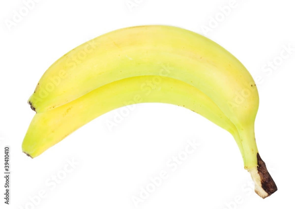 Obraz bananas on white background