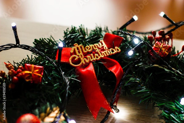 Obraz christmas tree decorations