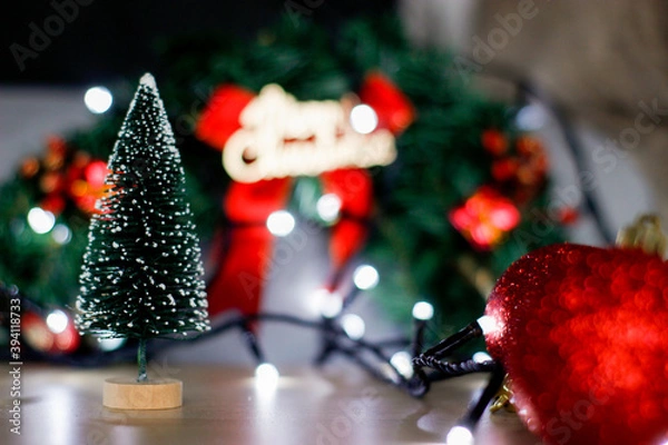 Obraz christmas tree decorations