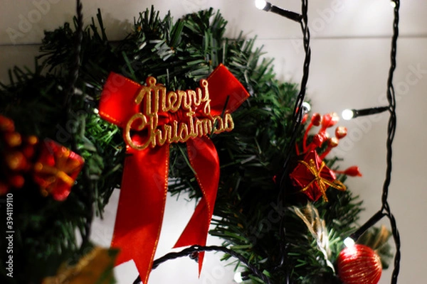 Obraz christmas tree decorations