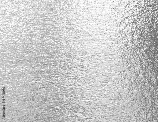 Obraz Shiny leaf silver foil pape