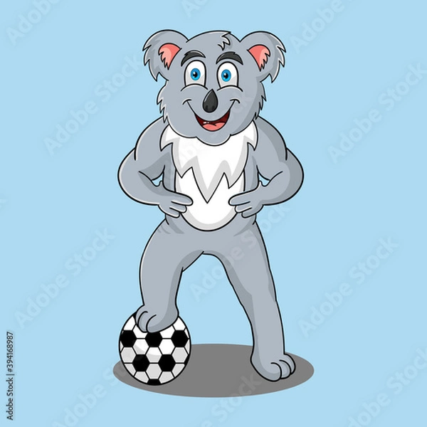 Obraz koala mascot logo