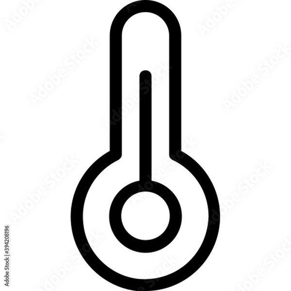 Obraz 
Thermometer Vector Line Icon
