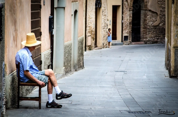 Obraz il vecchio e la bambina