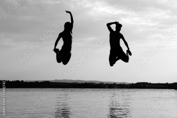 Obraz Jumping Silhouette