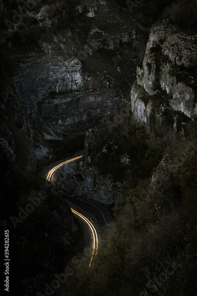 Obraz The Cheddar Gorge Highway