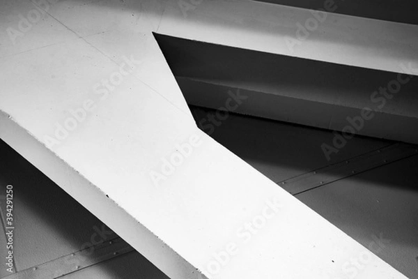 Obraz Abstract Black and White Geometry