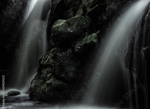 Obraz Dartmoor Forest Waterfall