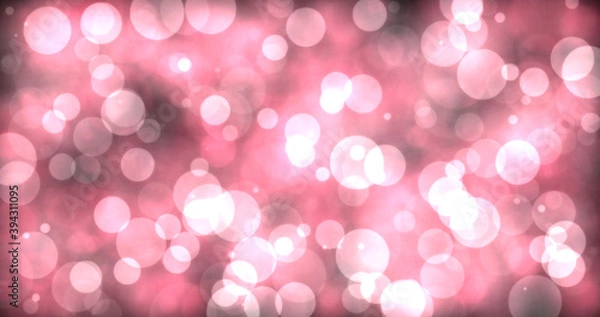 Fototapeta Blurred background with bright spots on color background