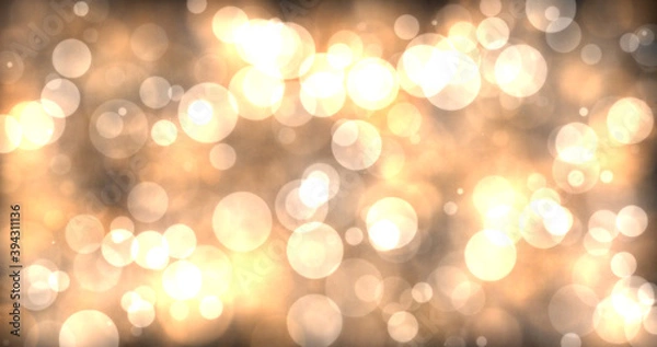 Fototapeta Blurred background with bright spots on color background