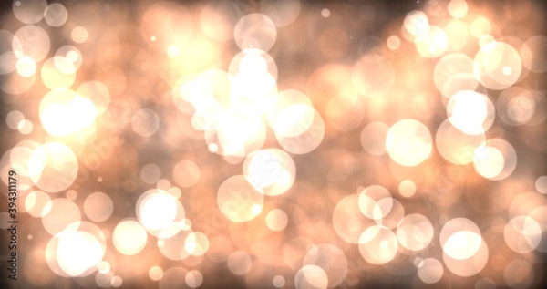 Fototapeta Blurred background with bright spots on color background