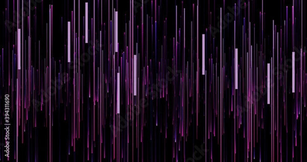 Fototapeta Sound waves height background. Music and audio light waves banner. Magic bright colors stripe.