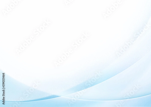 Obraz エレガントな曲線の交差　フレーム素材（水色）