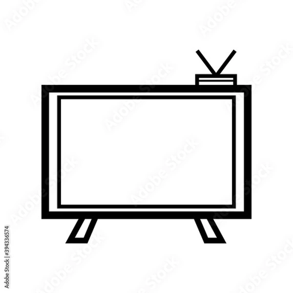 Fototapeta televition icon