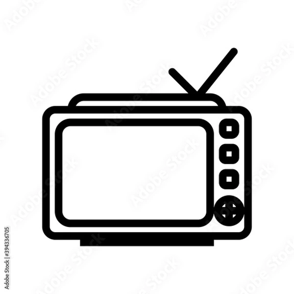 Fototapeta televition icon