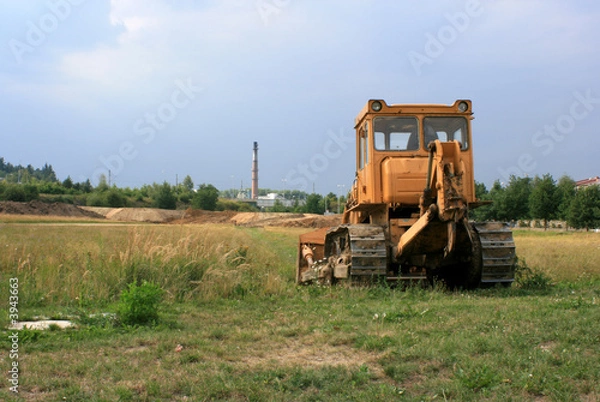 Fototapeta bulldozer 5