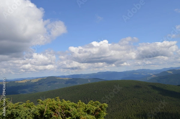 Obraz landscape with mountains and sky