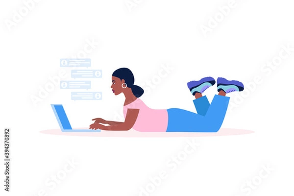 Fototapeta Workflow illustration