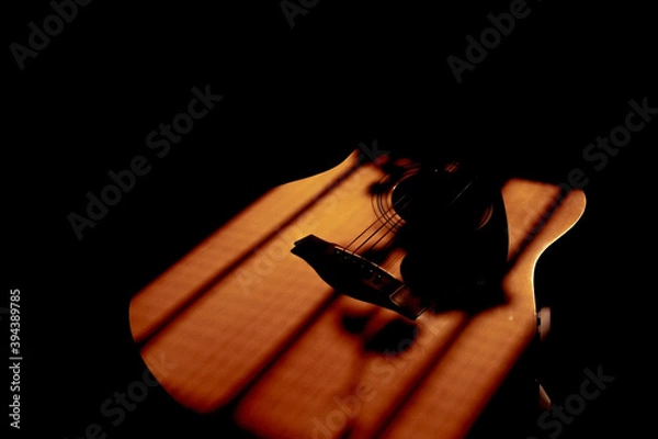 Obraz Sun rays on a guitar