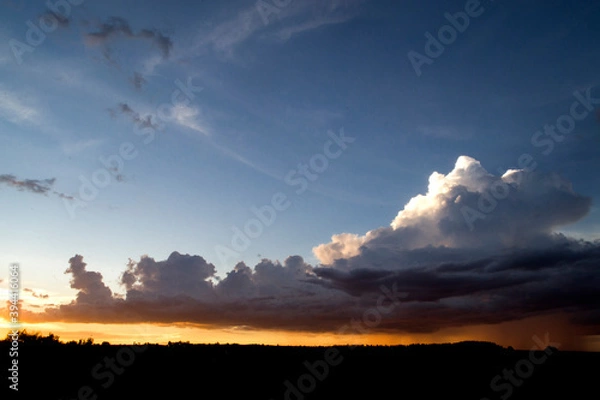 Fototapeta clouds at sunset