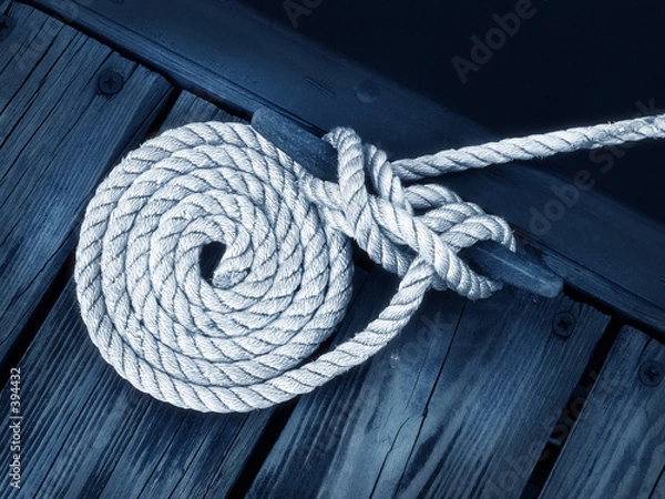 Obraz lina do łodzi