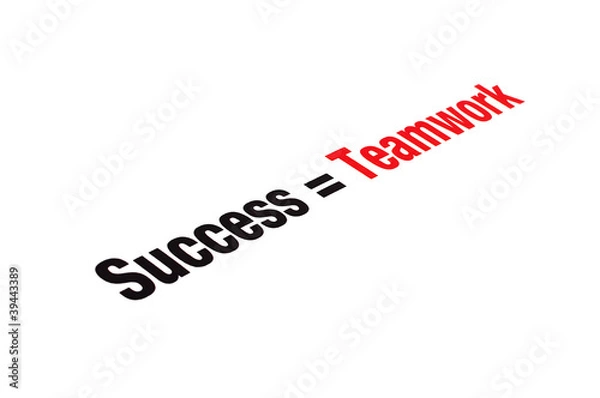 Obraz Success and Teamwork