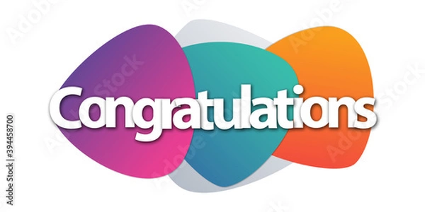 Fototapeta congartulations