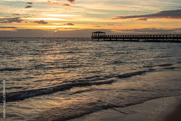 Obraz sunset on the beach